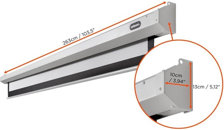 Actual product image Celexon Motor Economy, Canvas, 1:1 (133.46", 1:1)