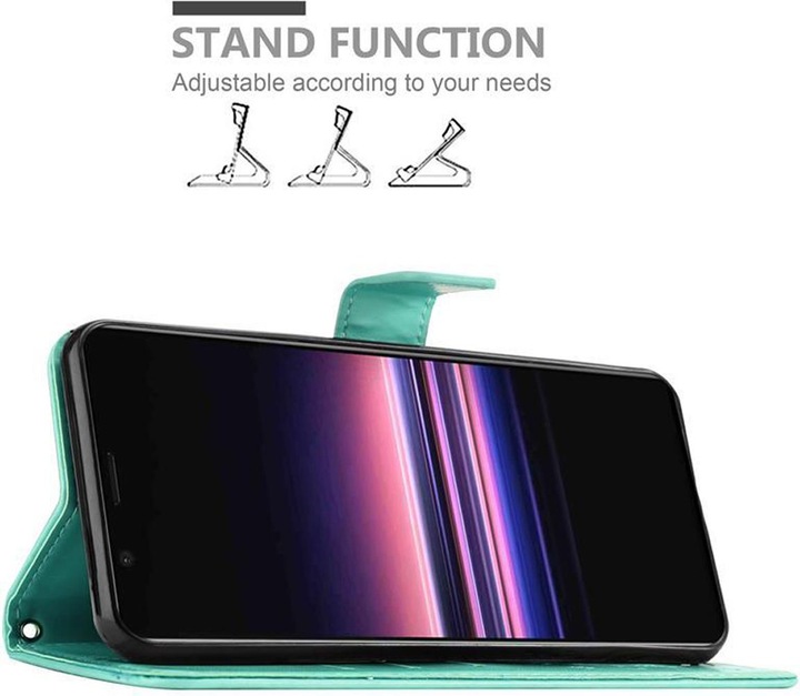 Produktbild Cadorabo Flower Book Cover (Sony Xperia 5)