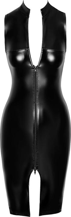 Actual product image Noir Handmade half-length dress in black (M)