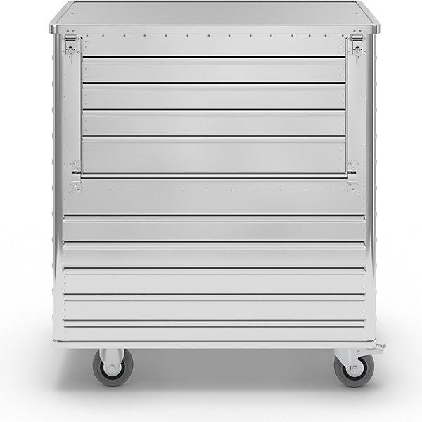 Produktbild Gmöhling Alu-Kastenwagen, abklappbare Seitenwand (300 kg)