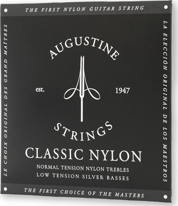 Actual product image Augustine Classic Black Soft (6 x, Guitar, 0.04")