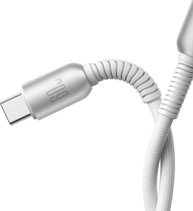 Produktbild Joyroom S-A51 Cutting-Edge Series 60W Fast Charging Data Cable (Type-C to Type-C) 1.2m-Light Gray (1.20 m, 60 W)