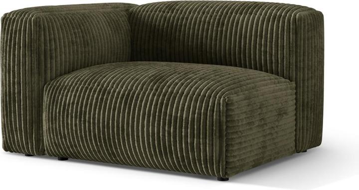 Image du produit Micadoni Chauffeuse Gauche, "Martina", 1 Place, 121x106x75 Fabriqué en Europe (Canapé modulaire, 1 place)