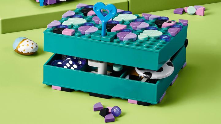 Produktbild LEGO Geheimbox mit Schlüsselhalter (41925, LEGO Dots)