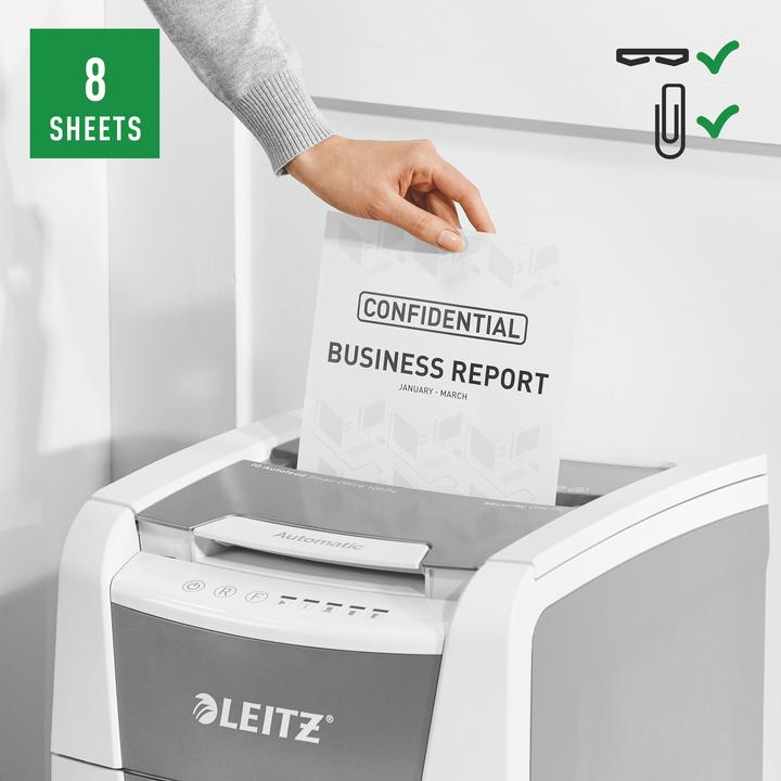 Immagine prodotto Leitz Shredder IQ Autofeed Small Office 100 taglio particellare 34 l (Taglio delle particelle)