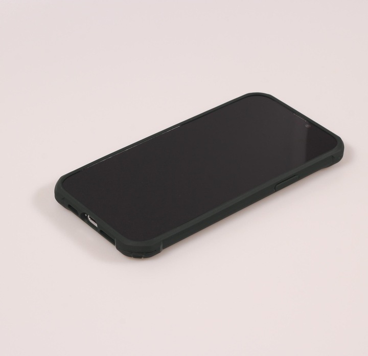 Actual product image PhoneLook Military Elite compact cover with semi-transparent carbon backing (Apple iPhone 14 Pro)
