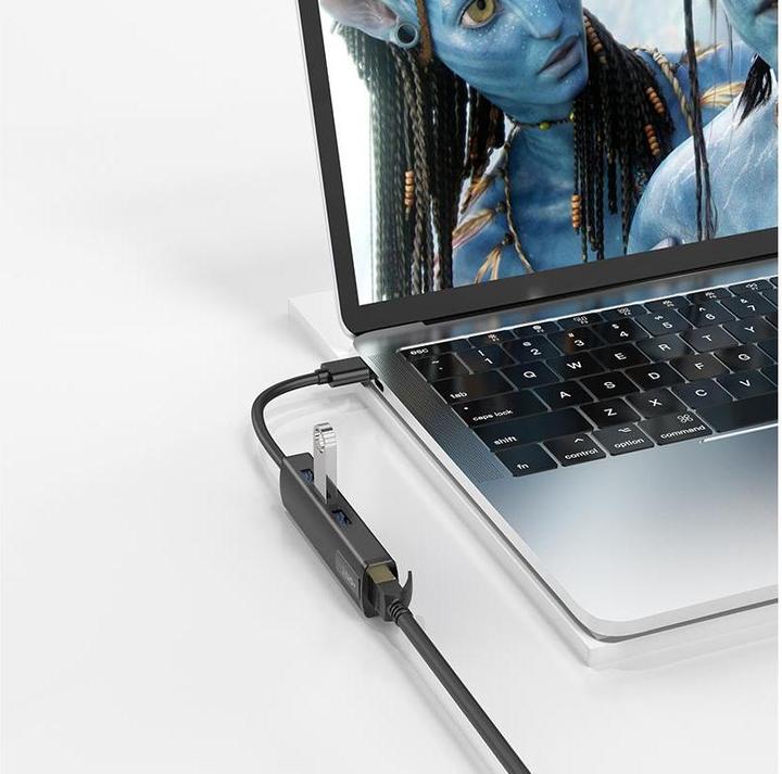 Image du produit Onit Concentrateur USB-A 3A1RJ45 (USB-A, 4 ports)