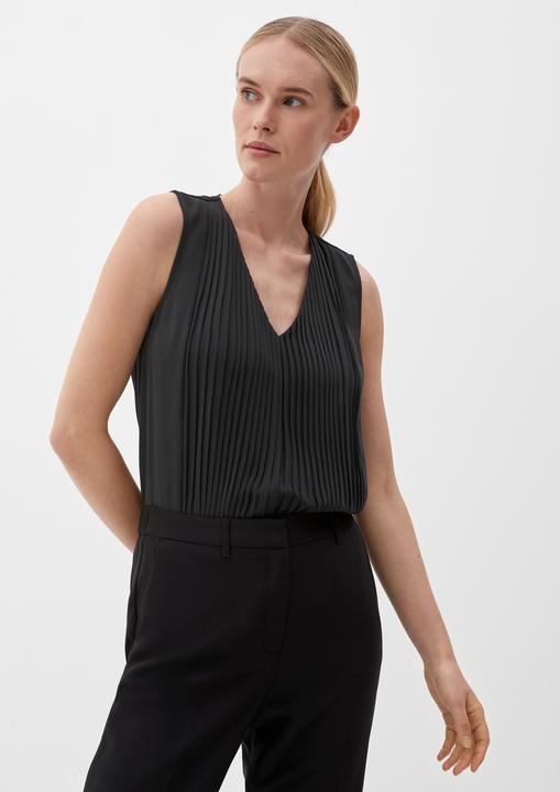 Immagine prodotto s.Oliver Bluse Blusentop mit Plisséefalten (34)