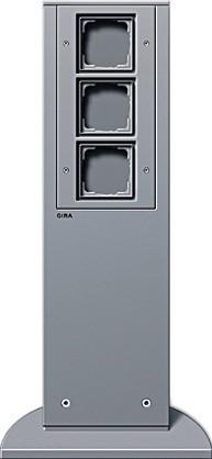 Gira 134526 491mm colour aluminium energy coil 3x empty unit