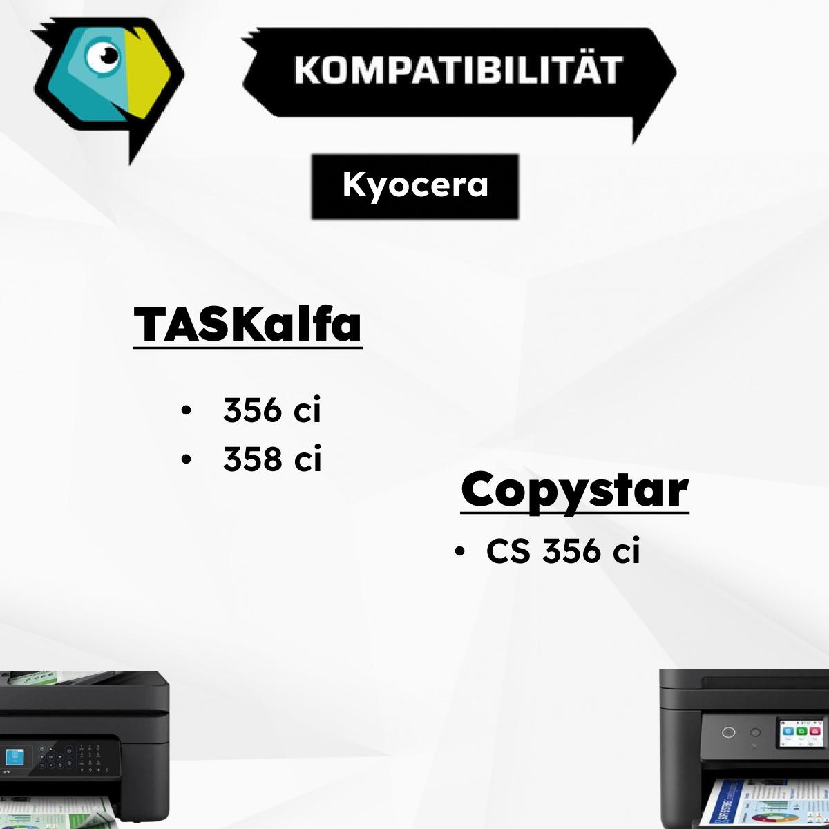 Thumbnail - Inkadoo, Toner, Toner kompatibel zu Kyocera 1T02R5CNL0 / TK-5205C Toner, cyan Cyan (C)
