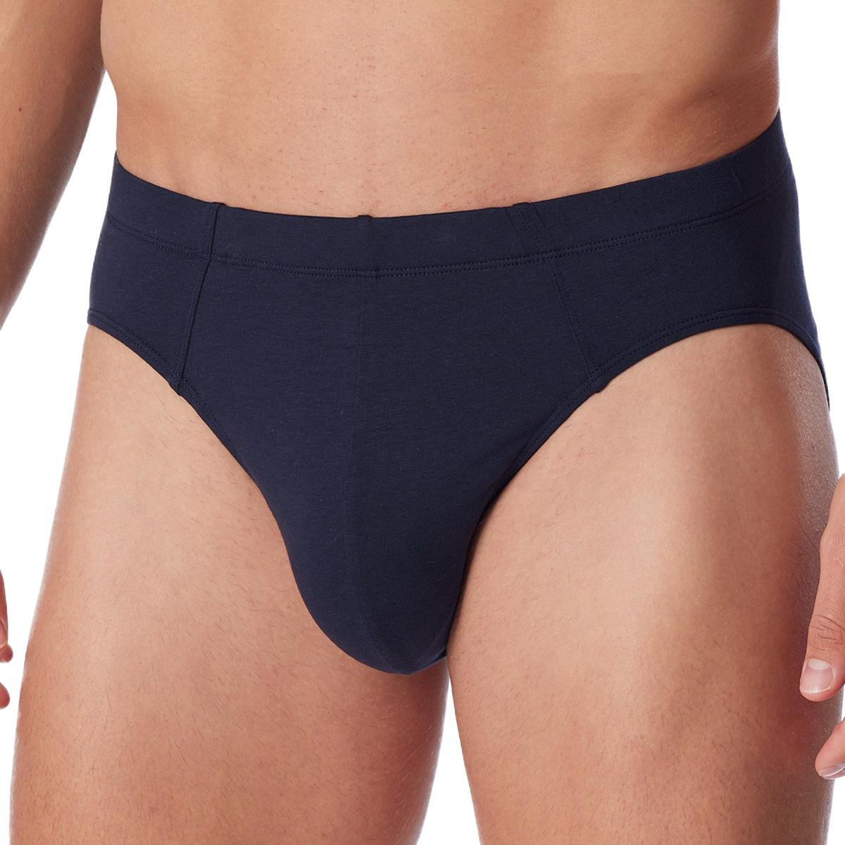Thumbnail - Uncover by Schiesser, Herren, Unterhosen, 6er Pack Basic Mini Slip / Unterhose, Blau, (L, 6er Pack)