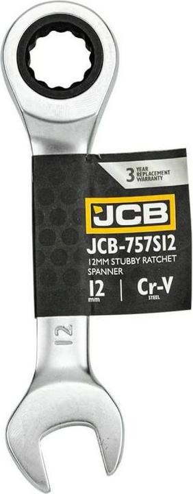 Actual product image JCB Short ratchet ring spanner 12 mm (12 mm)