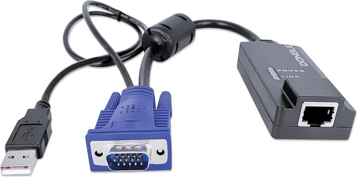 Image du produit Intellinet Commutateur KVM modulaire 8 ports avec interface Cat5/VGA A utiliser avec la console LCD rackable...