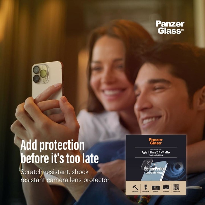 Productafbeelding PanzerGlass Camera beschermer (1 Stuk, Apple iPhone 13 Pro Max, Apple iPhone 13 Pro)