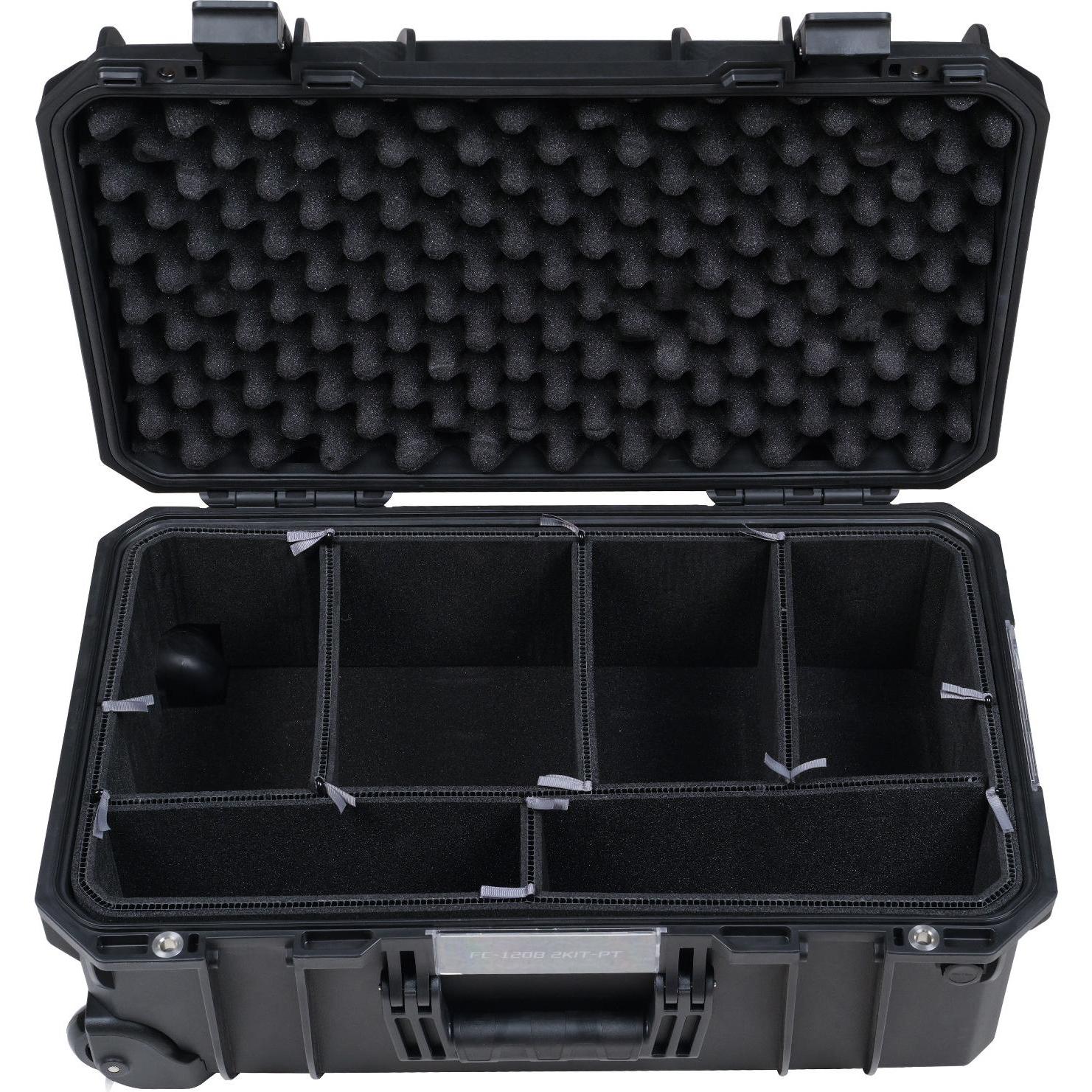 Nanlite FC-120B 2KIT-PT Bi Color Beleuchtungs-Set, Luce Continua, Nero