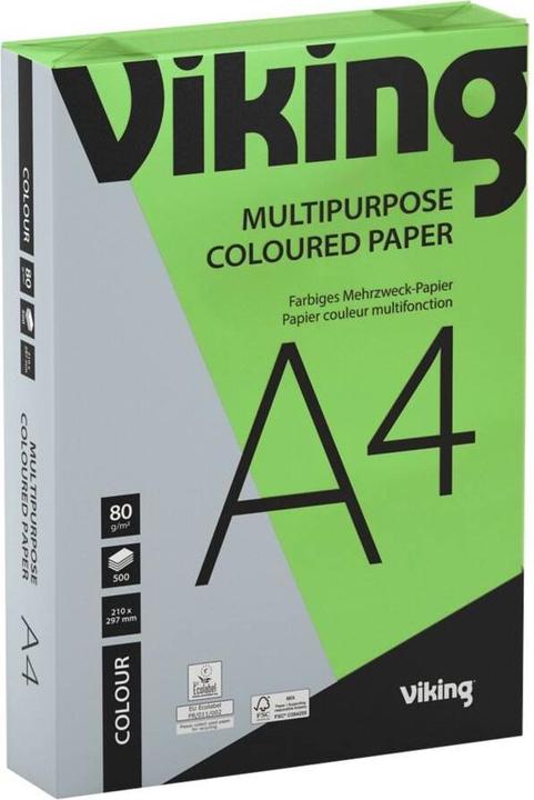 Office Depot Papier à copier Contrast A4 Vert intense (80 g/m², 500 x, A4)
