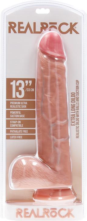Actual product image RealRock Extra Large Straight with Balls 13 / 33 cm - Flesh