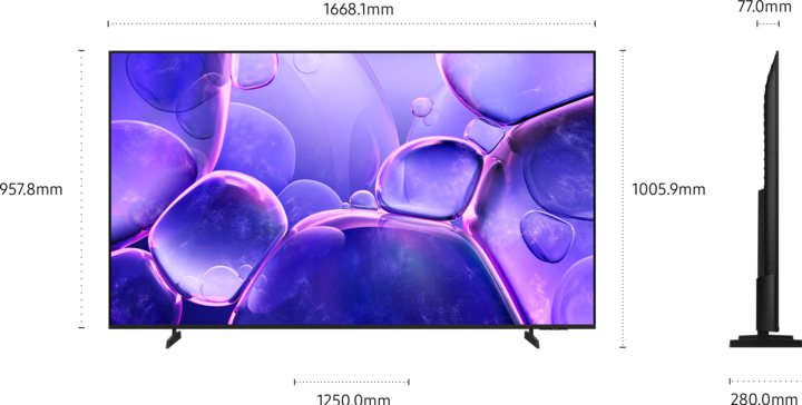 Immagine prodotto Samsung UE75U8000F (75", U8000F, LED, 4K, 2025)