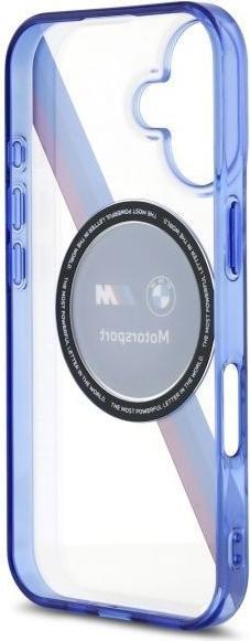 Actual product image BMW BMHMP16S23HTPUT iPhone 16 6.1" przezroczysty/transparent hardcase Motosport IML Circle Ma (Apple iPhone 16)