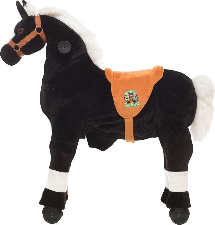 Image du produit Animal Riding Cheval d'équitation Maharajah petit (pour enfants à partir de 3 ans, couleur noir, hauteur de la