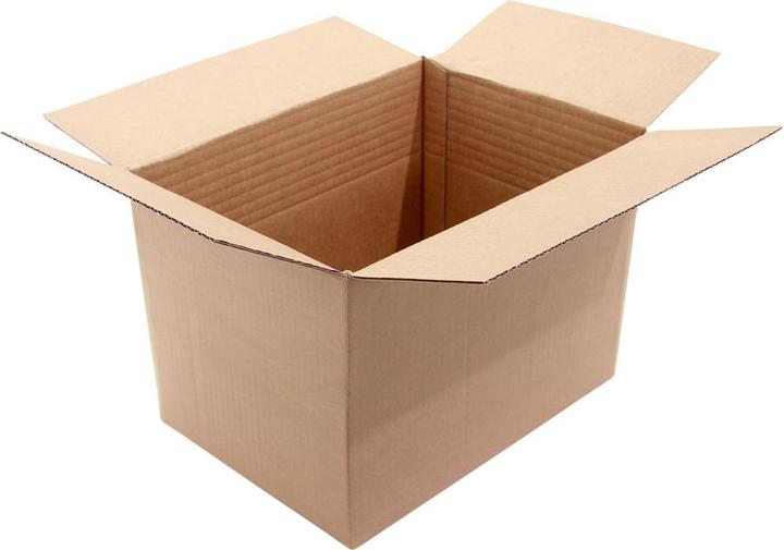 Actual product image Transpak Trans-pak cardboard box 1 corrugated 305 x 218 x 130 to 220 mm (20 pcs., 30.50 x 21.80 x 22 cm)