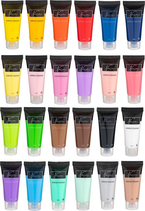 Actual product image Art Sensations Nassau acrylic paint base and pastels (528 ml)