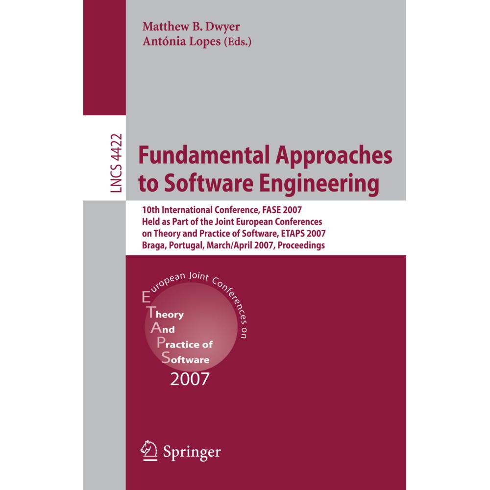 Fundamental Approaches to Software Engineering, Fachbücher von Antonia Lopes, Matthew B. Dwyer