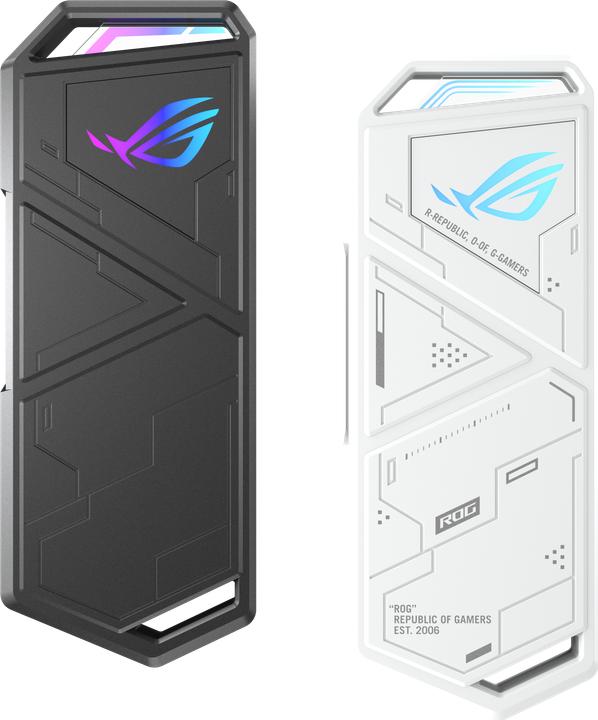 Produktbild ASUS Geh USB ROG Strix Arion White M2 SSD Gehäuse mit Aura (M.2 2280, M.2 2230, M.2 2260, M.2 2240)