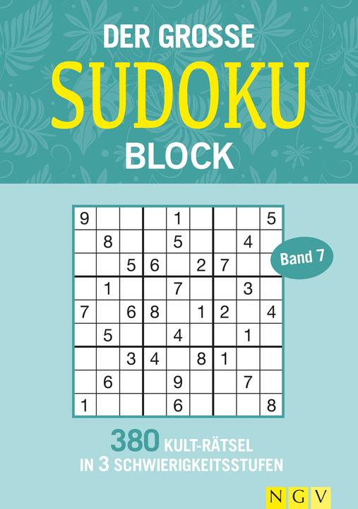 Immagine prodotto Der grosse Sudoku-Block Band 7 (Tedesco)