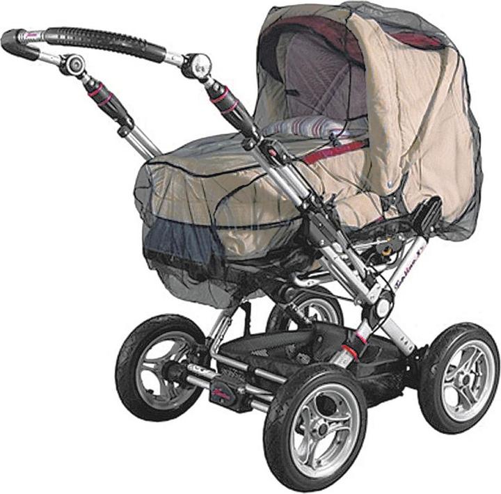 Baby Plus Insektennetz schwarz für Kinderwagen