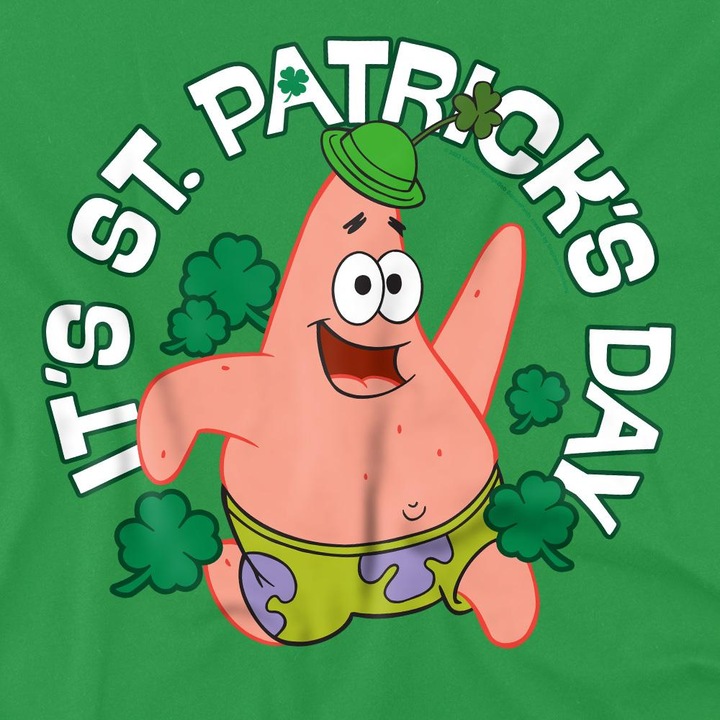 Immagine prodotto Spongebob Squarepants It's St Patrick's Day Maglietta Uomo (S)