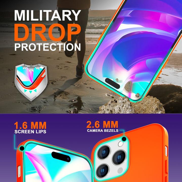 Productafbeelding Nalia Neon Silicone Hoesje (Apple iPhone 14 Pro Max)