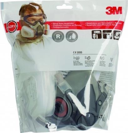 Produktbild 3M Halbmaske mit Wechselfiltern (A2P2, 1 x)