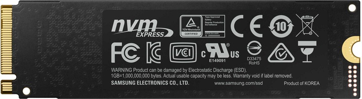 Image du produit Samsung 970 EVO Plus (1000 Go, M.2 2280)