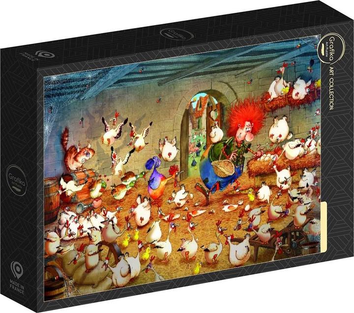 Immagine prodotto Grafika Puzzle 1000 pezzi Crazy Chicken Coop (1000 pezzi)