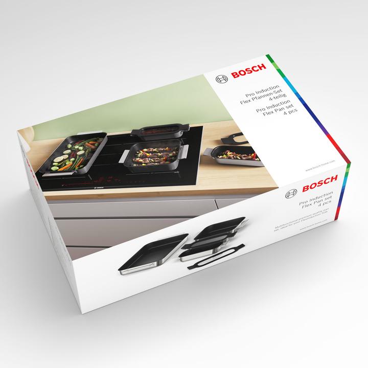 Actual product image Bosch Hausgeräte Cookware set, HEZ9FF040 (Pan set + pot set, Stainless steel)
