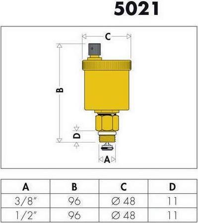 Produktbild Caleffi Schnellentlüfter