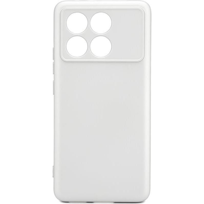 iLike Custodia in silicone Poco X6 Pro Nano (Xiaomi Poco X6 Pro), Cover smartphone, Argento