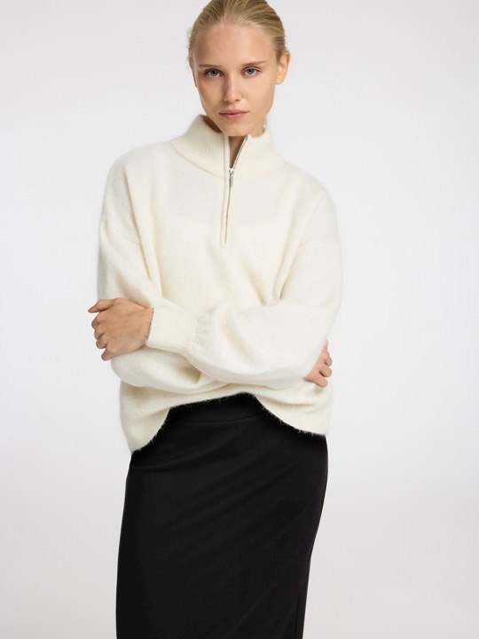 Actual product image Selected Femme Long sleeve half-zip jumper (XL)