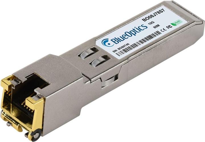 Actual product image CBO Ubiquity Networks SFP-10G-RJ45-80M Compatible BlueOptics SFP+ BO08J78S7