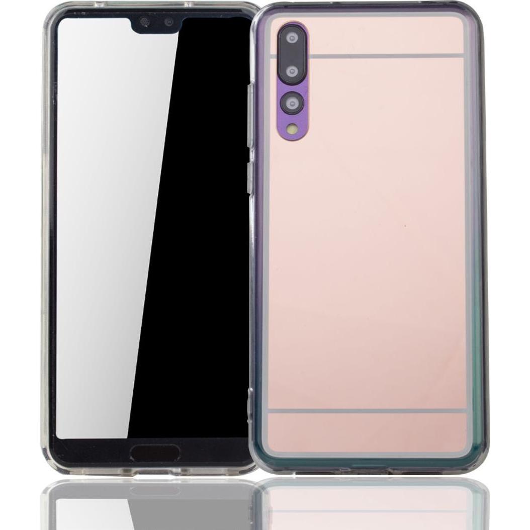 König Design Huawei P20 Pro Handy Hülle Spiegel Mirror Soft Case Schutz Cover Etuis Rose Gold (Huawei P20 Pro), Smartpho...