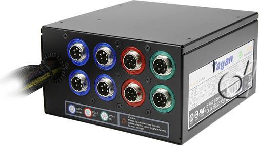 Actual product image Tagan PipeRock TG1300-BZ, 1300W, ATX2.2, Modular (1300 W)