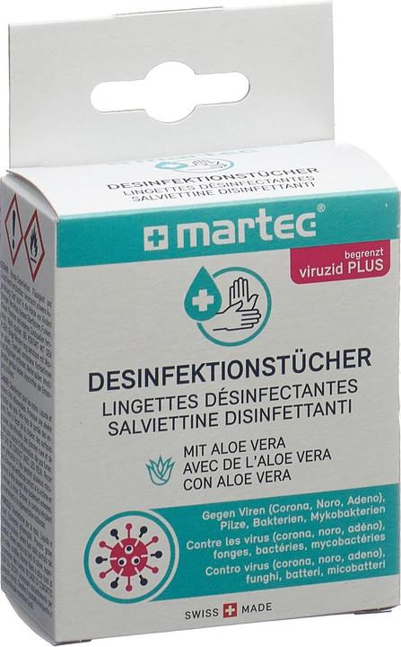 Image du produit Martec Lingettes désinfectantes
