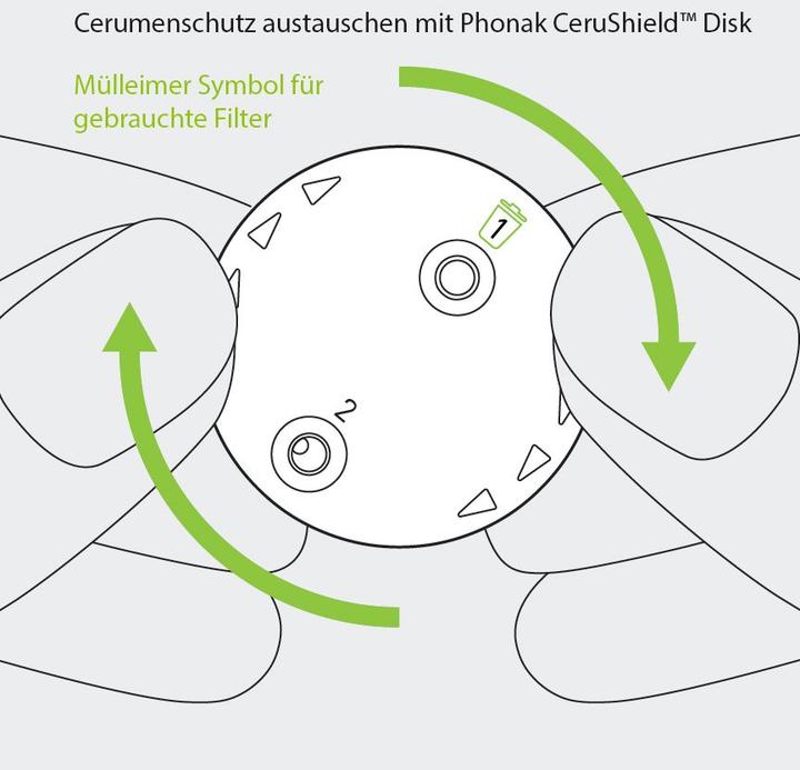 Produktbild NoName CeruShield Disk 2.0 Cerumenfilter