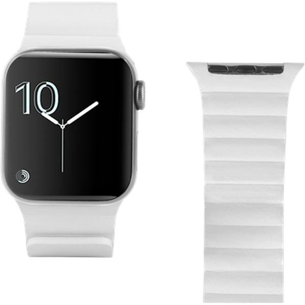 Actual product image Just in Case Leder-Armband MagFit Leather Ivory (PU leather)