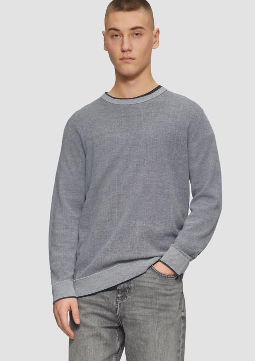 Produktbild S.Oliver Strickpullover Strickpullover in Melange-Optik (XXL)