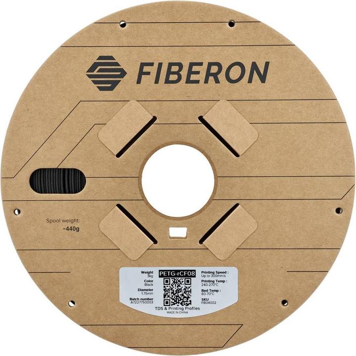 Image du produit Polymaker PETG-RCF08 1,75mm BLACK 3kg (PETG, 1.75 mm, 3000 g)