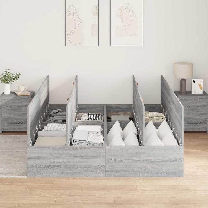 Actual product image vidaXL Aufbewahrungsbettgestell (140 x 200 cm)