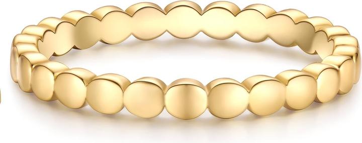 Actual product image Glanzstücke München Ring Sterling Silber gelbgold - 38524 (48, 925 Silver)