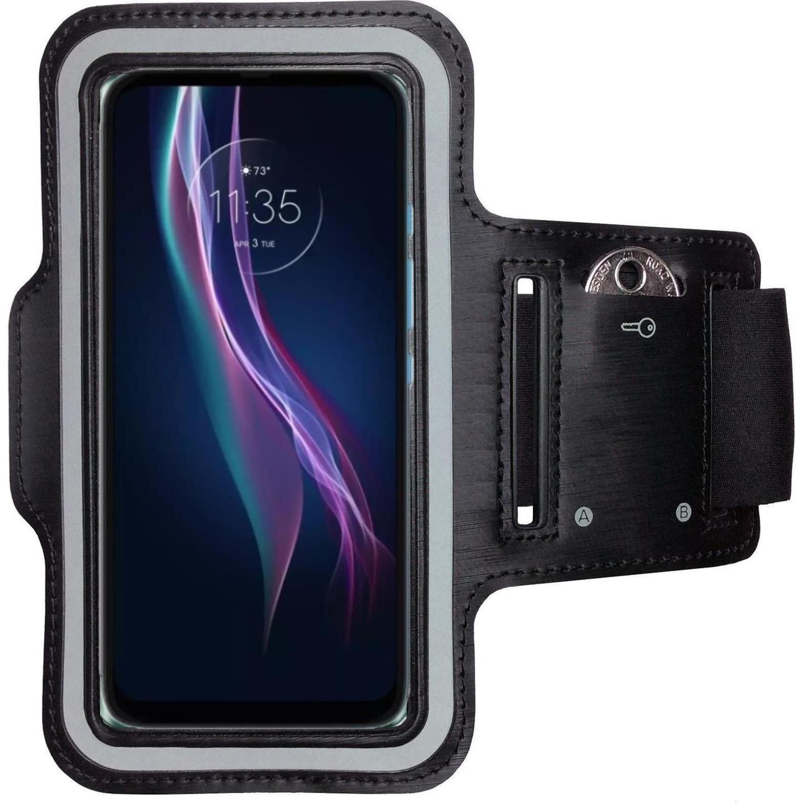 Thumbnail - CoverKingz Sportarmband für Motorola One Fusion+, Smartphone Sportarmband, Schwarz